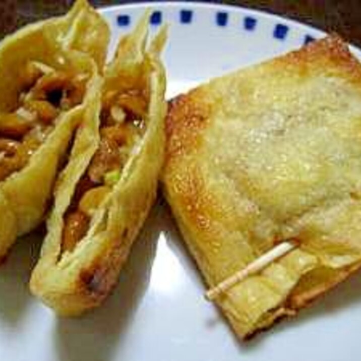 油揚げ 納豆 納豆 油揚げ